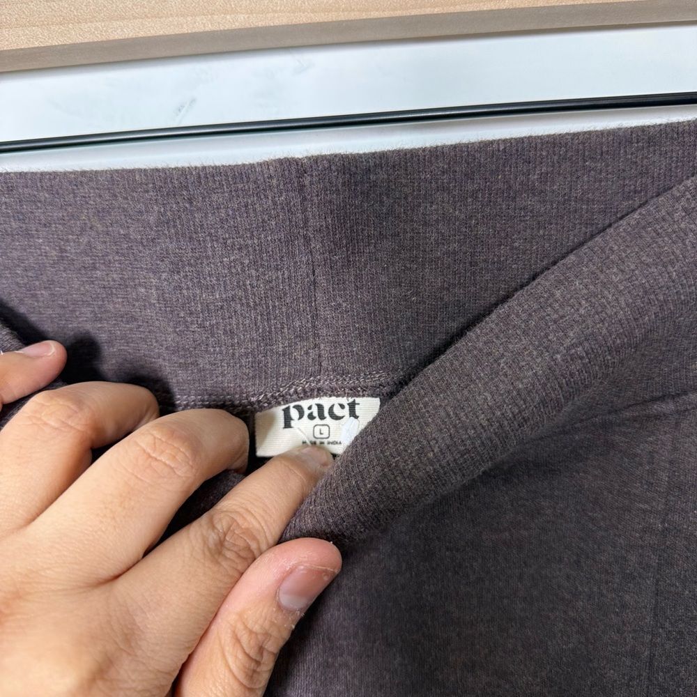 Pact Airplane Pintuck Wide Leg Pant Organic L - Picture 3 of 6